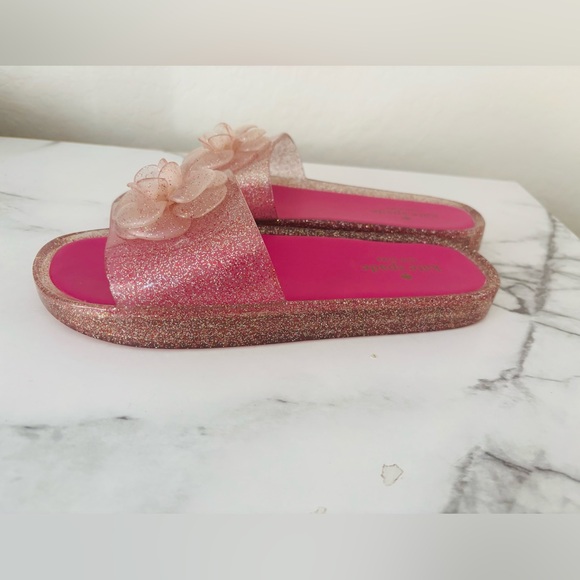 Kate Spade Pink Glitter Sandals - Picture 3 of 5